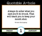 Quotable A hole 2027 Page-A-Day Calendar