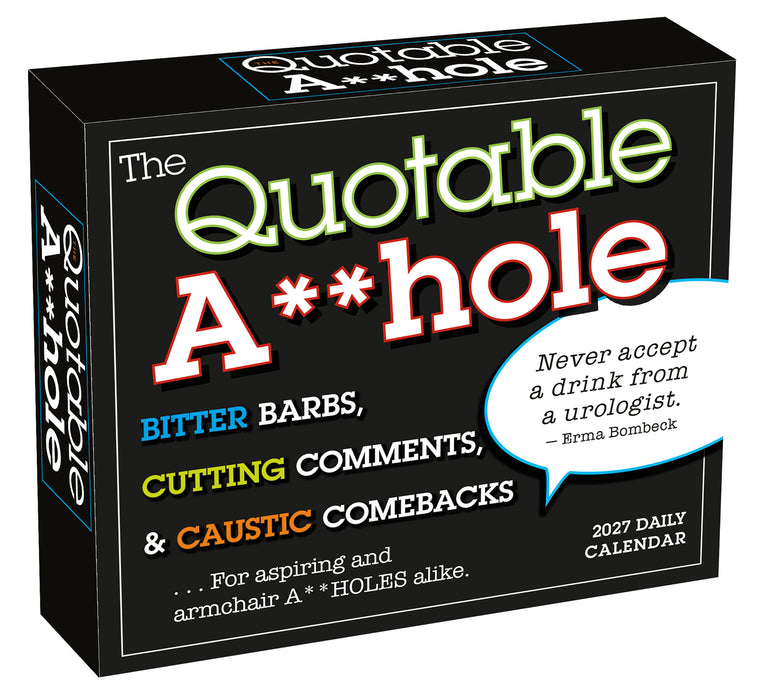 Quotable A hole 2027 Page-A-Day Calendar