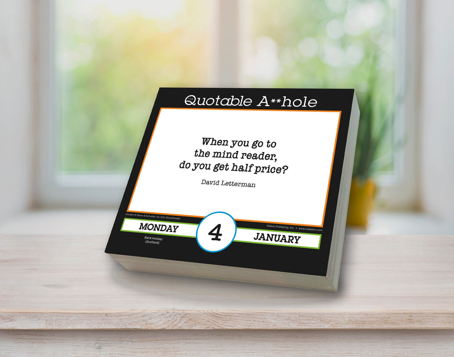 Quotable A hole 2027 Page-A-Day Calendar