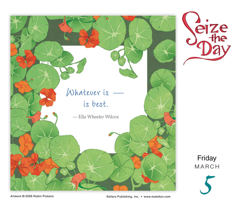Seize the Day and Make it Your 2027 Page-A-Day Calendar