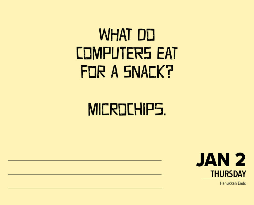 2025 Bad Dad Jokes Page-A-Day Calendar