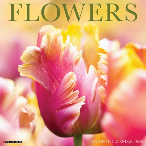 2025 Flowers Wall Calendar by  Willow Creek Press from Calendar Club