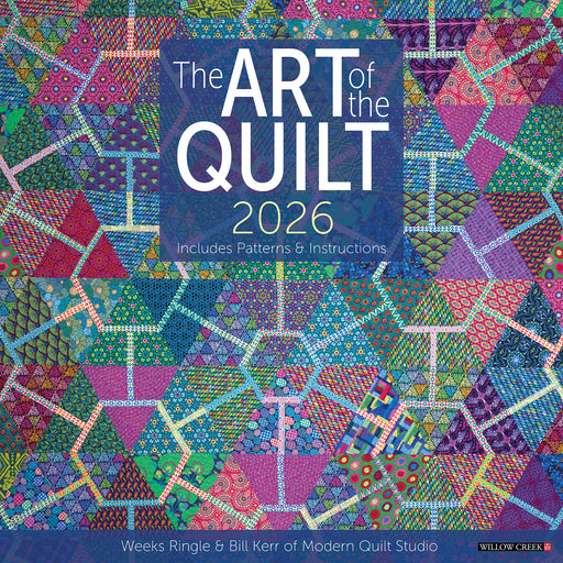 Art of the Quilt 2026 Square Wall Calendar