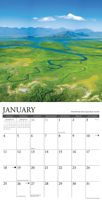 Australia 2026 Square Wall Calendar