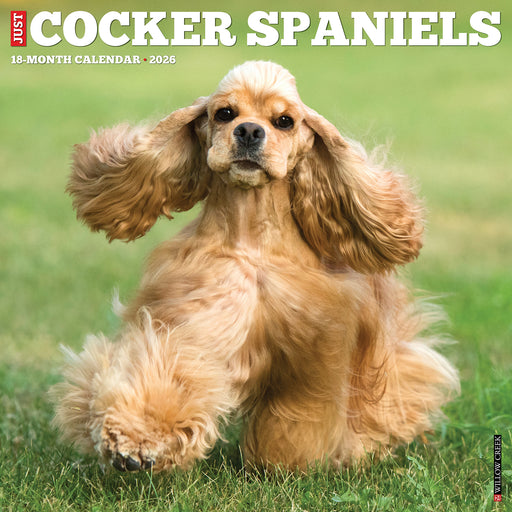 Cocker Spaniels 2026 Square Wall Calendar