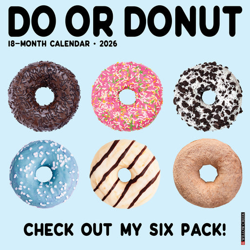 Do or Donut 2026 Square Wall Calendar