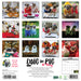 Doug the Pug & Dory 2026 Square Wall Calendar