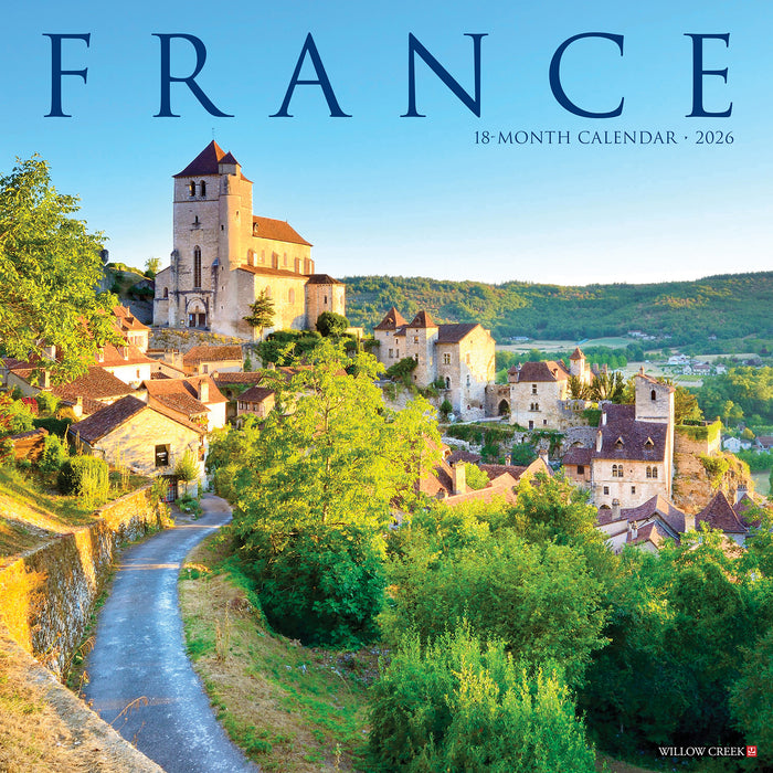 France 2026 Square Wall Calendar