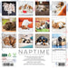 Naptime Dogs and Puppies on their Best Behavior 2026 Square Wall Calendar