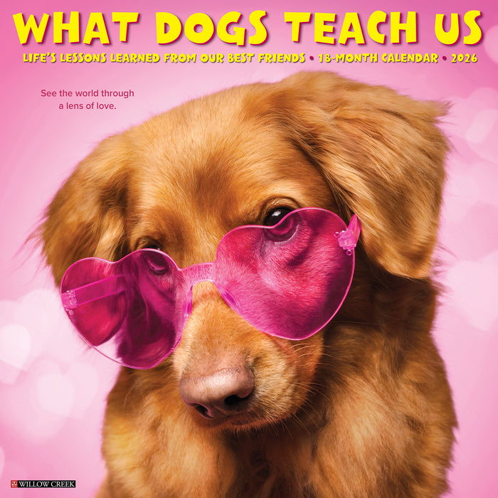 What Dogs Teach Us 2026 Square Wall Calendar