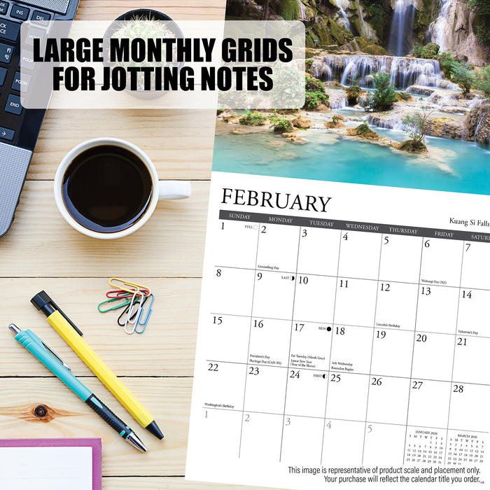 Astronomy 2026 Mini Wall Calendar