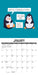 Bad Dad Jokes 2026 Mini Wall Calendar