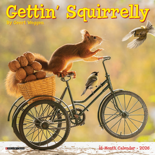 Gettin' Squirrelly 2026 Mini Wall Calendar