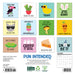 Pun Intended 2026 Mini Wall Calendar