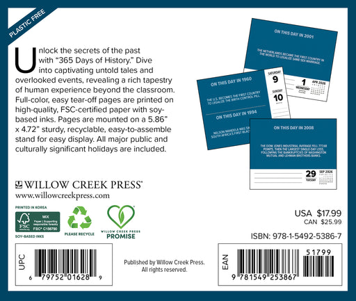 365 Days of History 2026 Page-A-Day Calendar