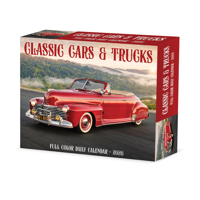 Classic Cars & Trucks 2026 Page-A-Day Calendar