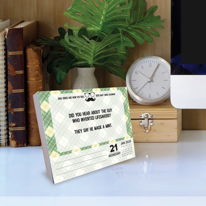 Dad Jokes Are How Eye Roll 2026 Page-A-Day Calendar
