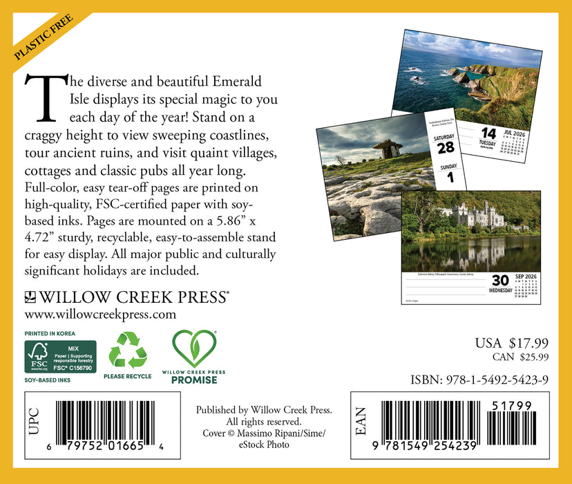 Ireland 2026 Page-A-Day Calendar