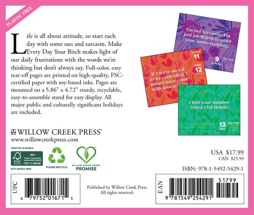 Make Every Day Your Bitch 2026 Page-A-Day Calendar