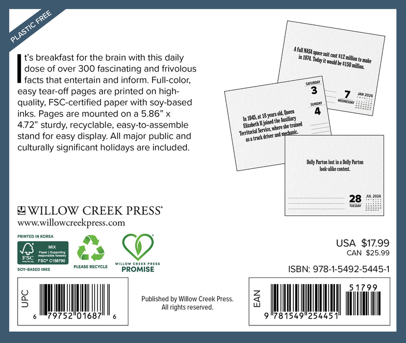 Today I Learned 2026 Page-A-Day Calendar