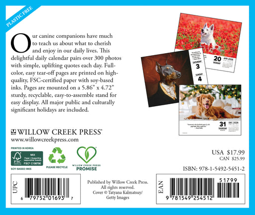 What Dogs Teach Us 2026 Page-A-Day Calendar