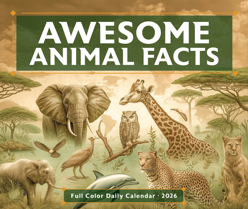 Awesome Animal Facts 2026 Page-A-Day Calendar