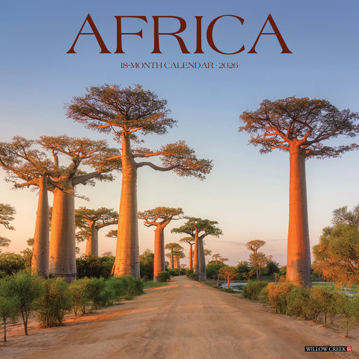 Africa 2026 Square Wall Calendar