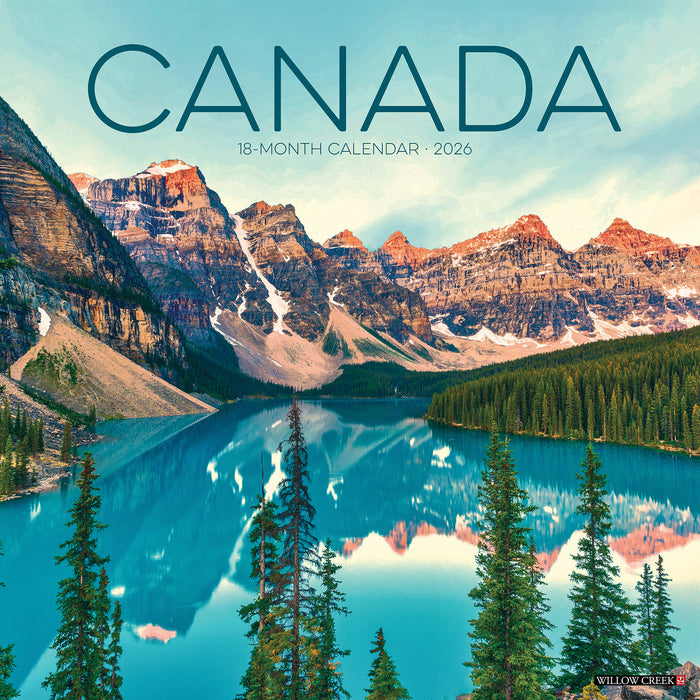 Canada 2026 Square Wall Calendar