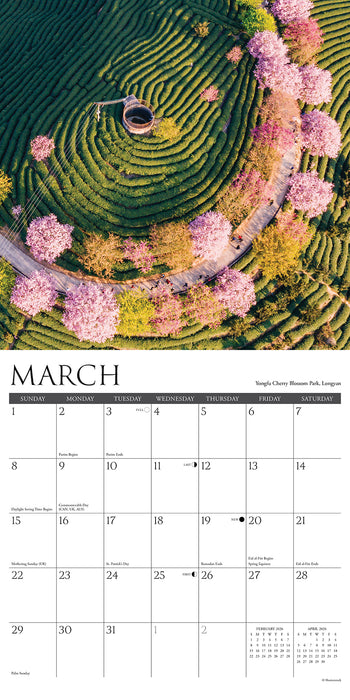 China 2026 Square Wall Calendar (Online Exclusive)