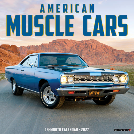 American Muscle Cars 2027 Square Wall Calendar