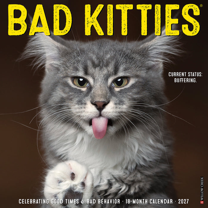 Bad Kitties 2027 Square Wall Calendar