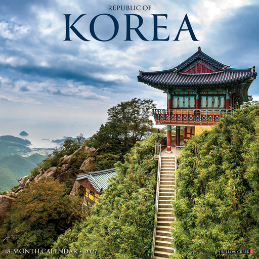 Republic of KOREA 2027 Square Wall Calendar (Online Exclusive)