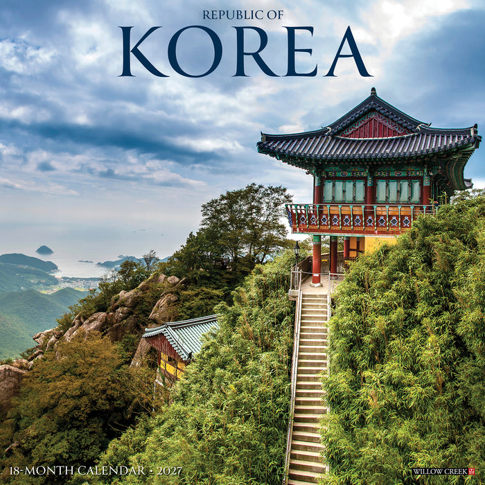 Republic of KOREA 2027 Square Wall Calendar (Online Exclusive)