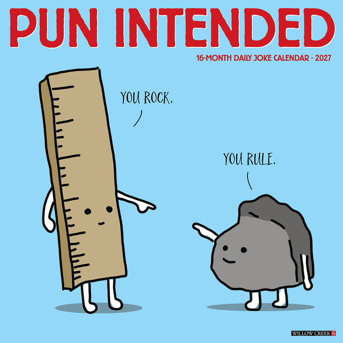 Pun Intended 2027 Square Wall Calendar