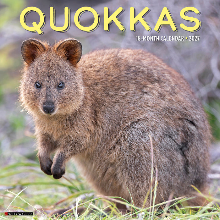 Quokkas 2027 Square Wall Calendar