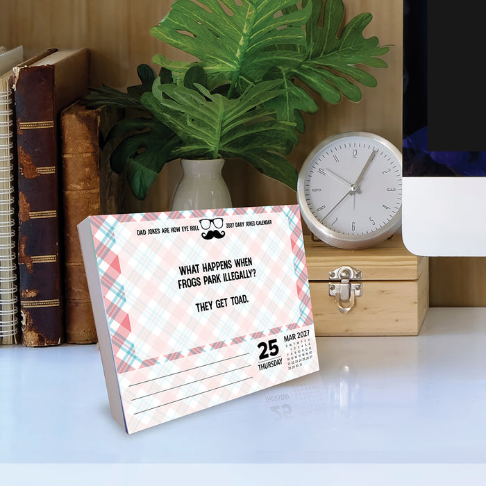 Dad Jokes Are How Eye Roll 2027 Page-A-Day Calendar