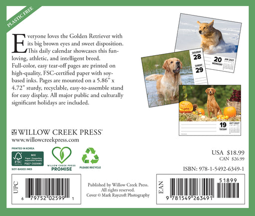 Goldens 2027 Page-A-Day Calendar