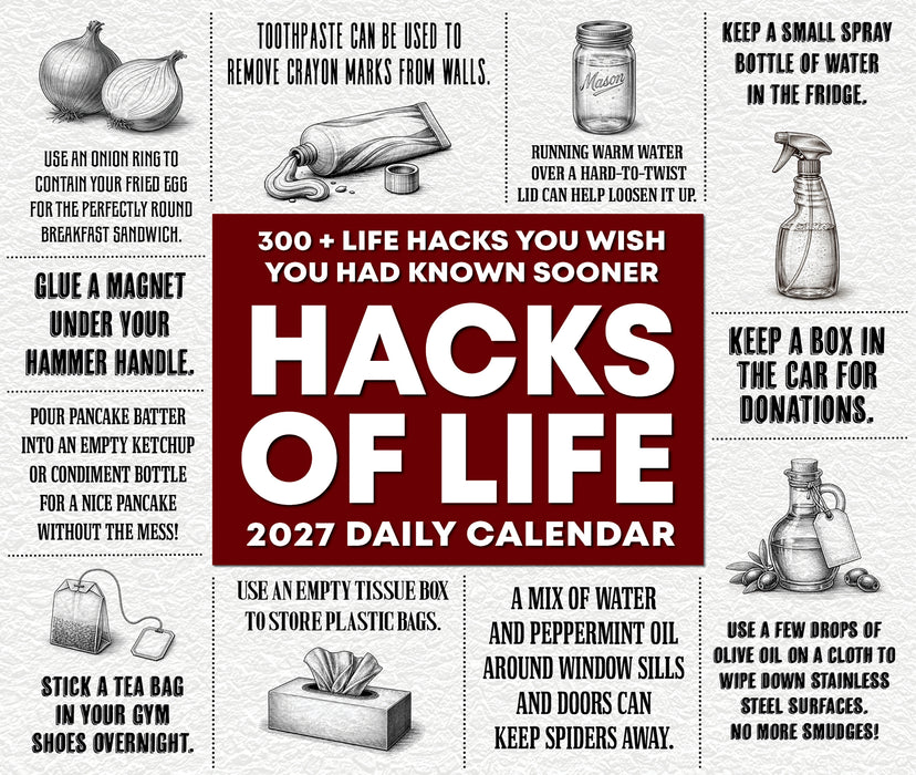 Hacks of Life 2027 Page-A-Day Calendar