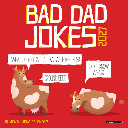 Bad Dad Jokes 2027 Mini Wall Calendar