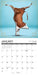 Cow Yoga 2027 Mini Wall Calendar