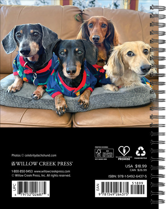 Crusoe The Celebrity Dachshund 2027 Weekly Diary