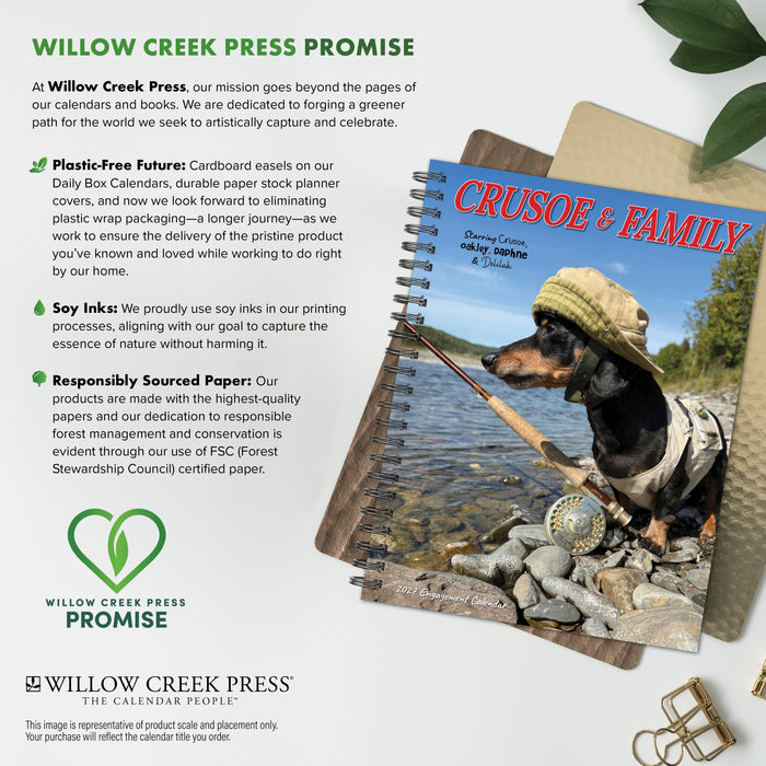 Crusoe The Celebrity Dachshund 2027 Weekly Diary