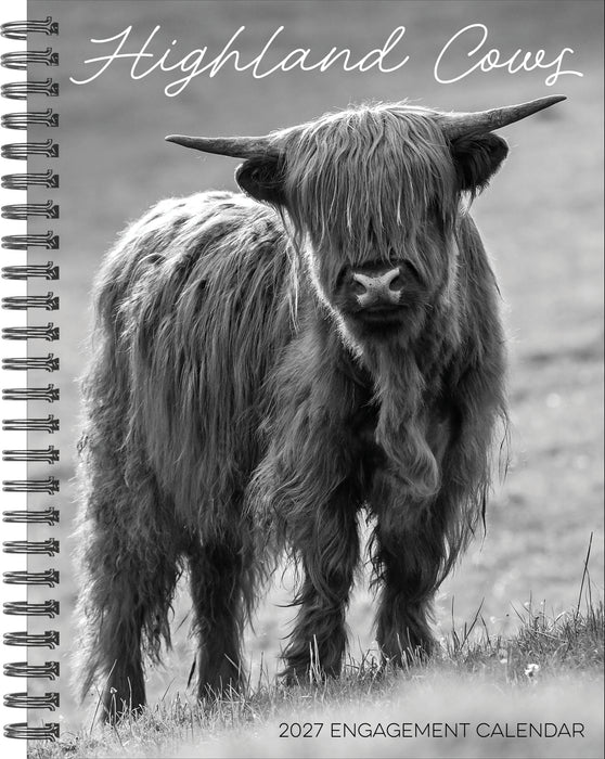 Highland Cows 2027 Weekly Diary