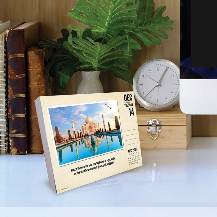The Ultimate Bucket List 2027 Page-A-Day Calendar