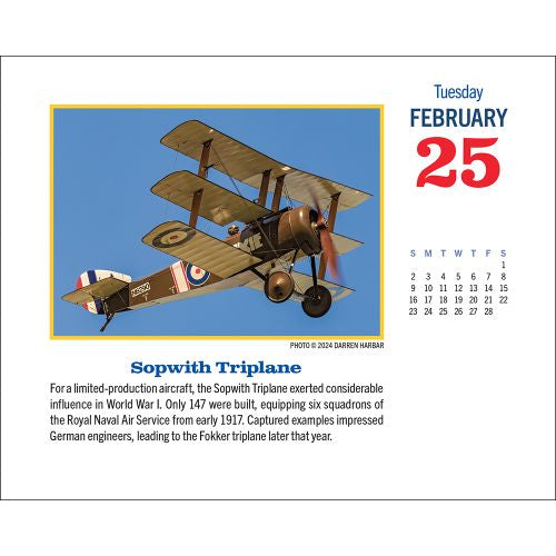 2025 Golden Age of Flight Page-A-Day Calendar