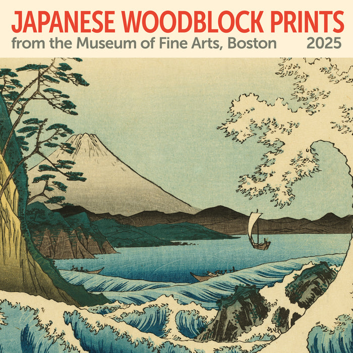 2025 MFA Japanese Woodblocks Boston Wall Calendar