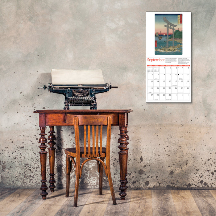 Japanese Woodblocks Museum of Fine Arts, Boston 2026 Square Wall Calendar