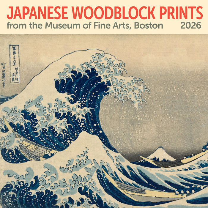 Japanese Woodblocks Museum of Fine Arts, Boston 2026 Square Wall Calendar