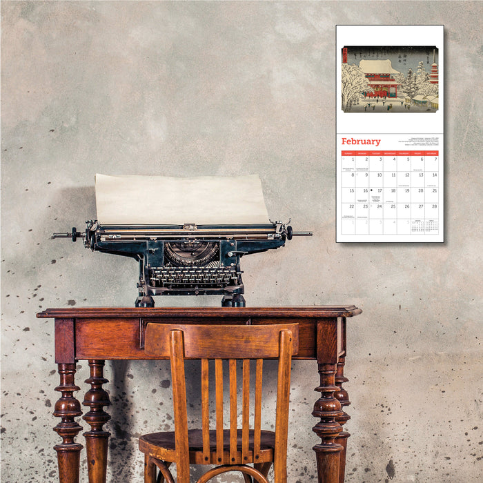 Japanese Woodblocks Museum of Fine Arts, Boston 2026 Mini Wall Calendar