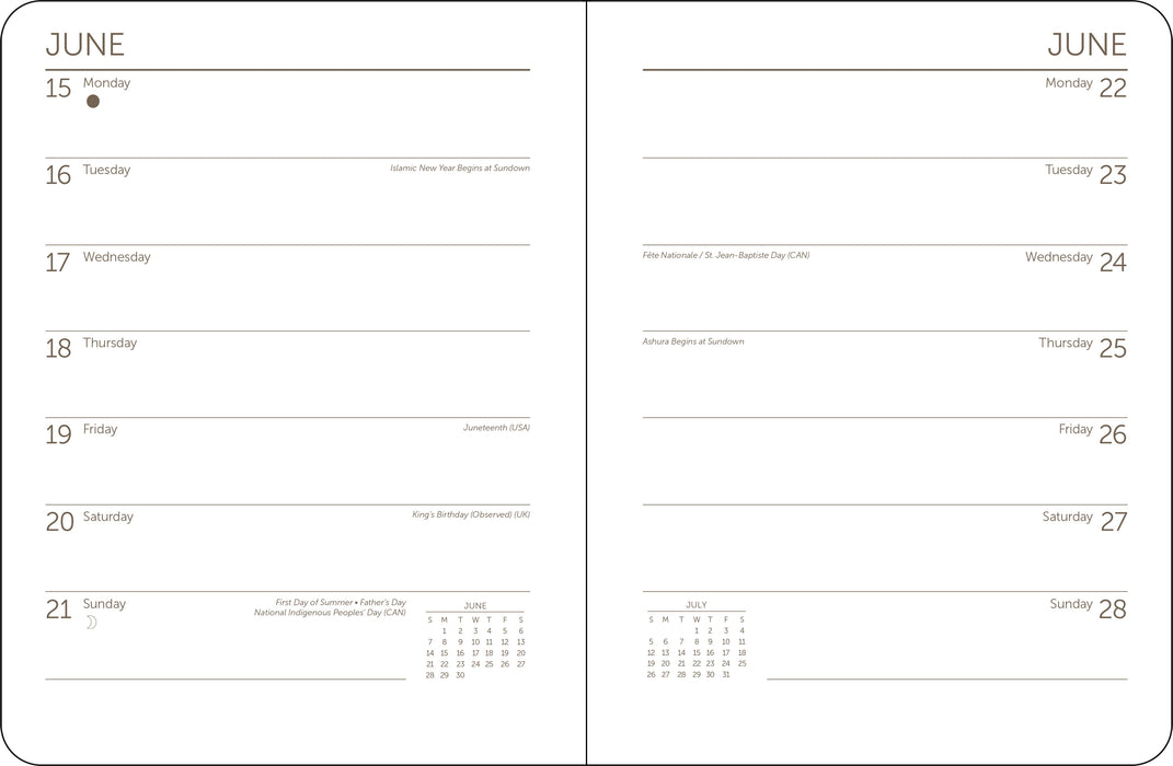 Italy 2026 Weekly Diary